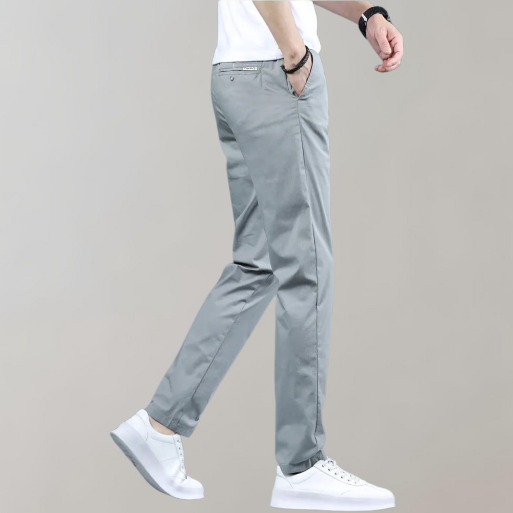Chinos | Bequem | Elastische Taille | Stretch-Hose | Chino-Hose für Herren