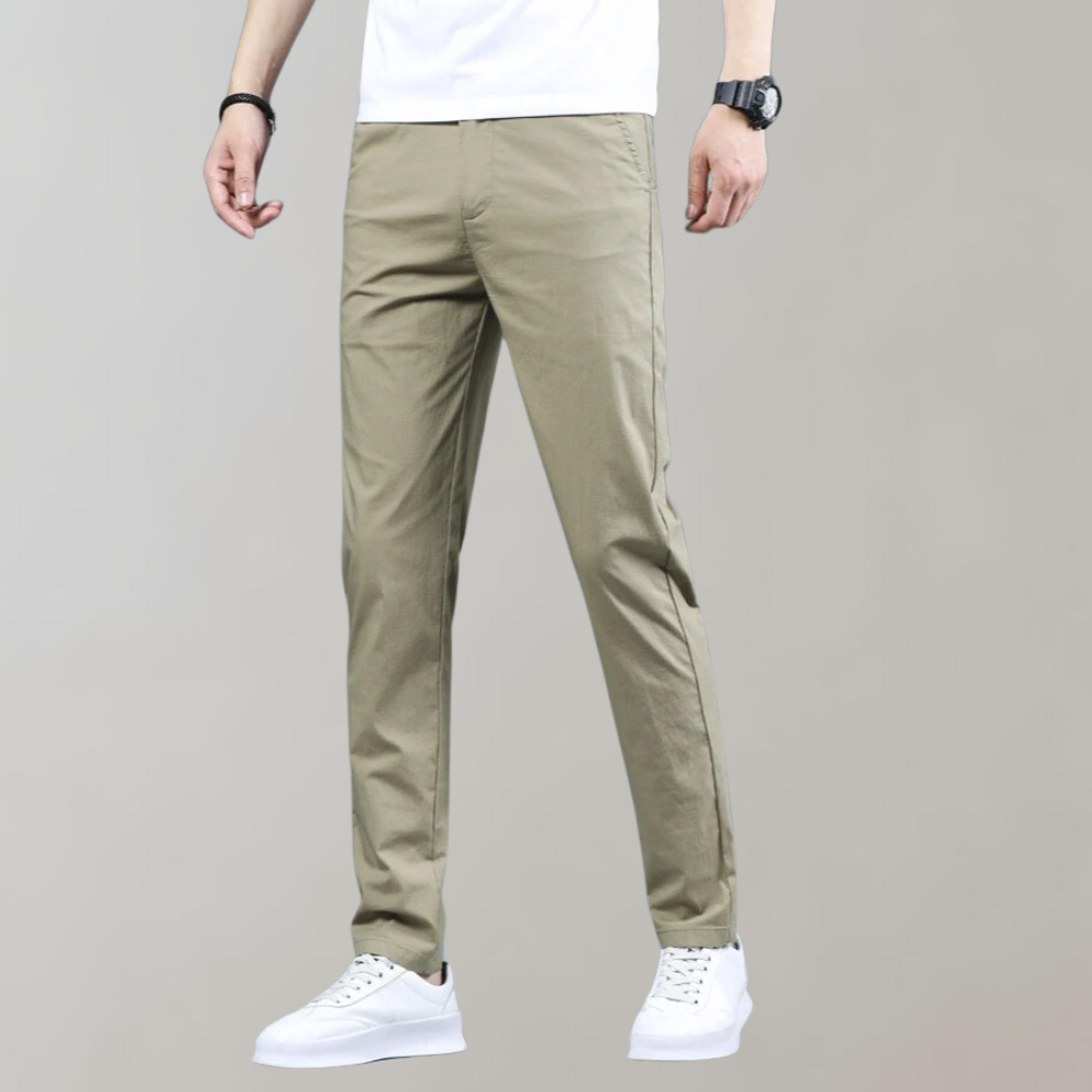 Chinos | Bequem | Elastische Taille | Stretch-Hose | Chino-Hose für Herren