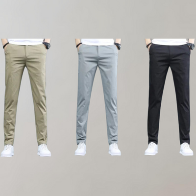 Chinos | Bequem | Elastische Taille | Stretch-Hose | Chino-Hose für Herren