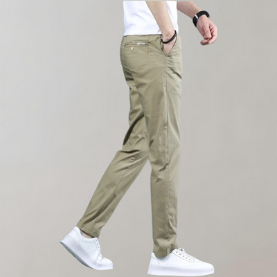 Chinos | Bequem | Elastische Taille | Stretch-Hose | Chino-Hose für Herren