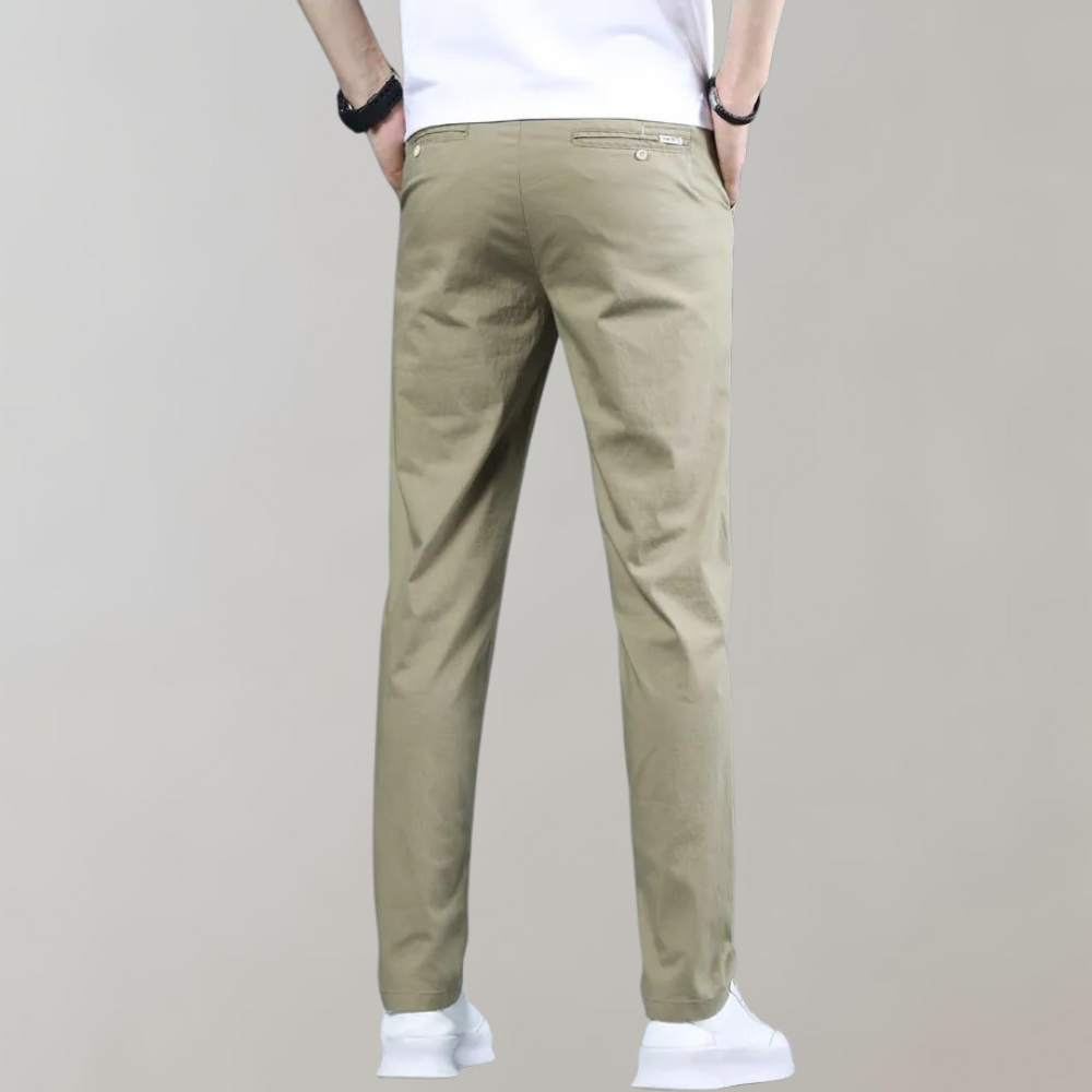 Chinos | Bequem | Elastische Taille | Stretch-Hose | Chino-Hose für Herren