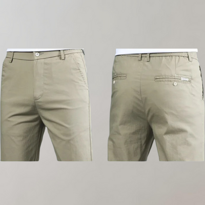 Chinos | Bequem | Elastische Taille | Stretch-Hose | Chino-Hose für Herren