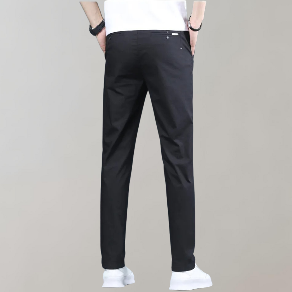 Chinos | Bequem | Elastische Taille | Stretch-Hose | Chino-Hose für Herren