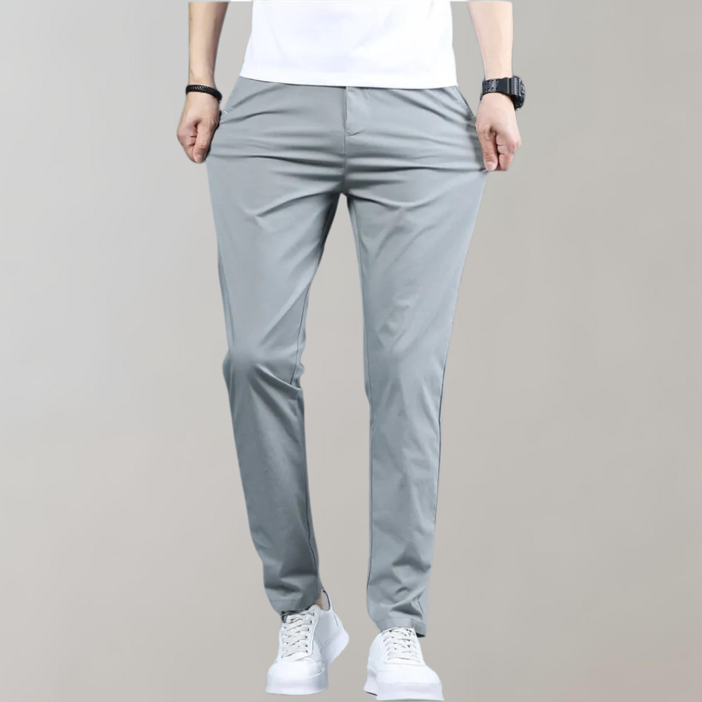 Chinos | Bequem | Elastische Taille | Stretch-Hose | Chino-Hose für Herren