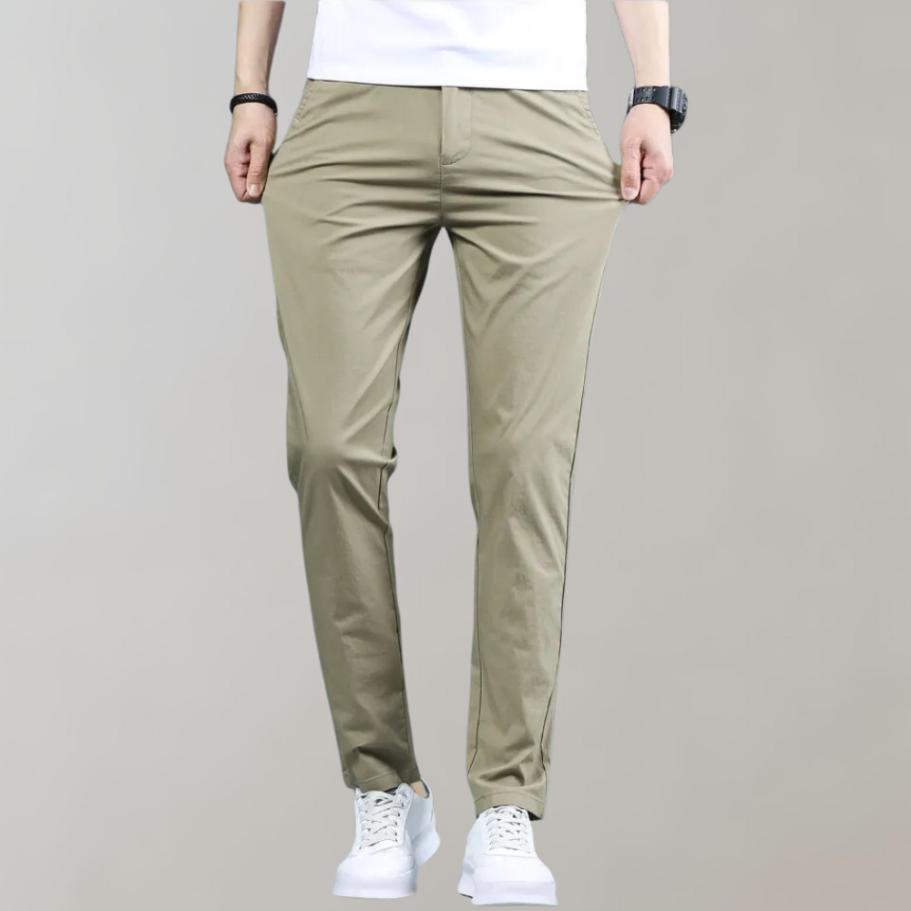 Chinos | Bequem | Elastische Taille | Stretch-Hose | Chino-Hose für Herren