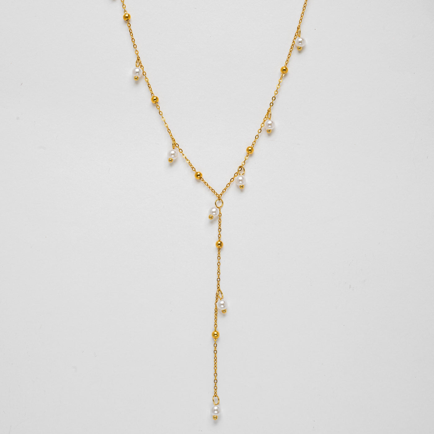 Elegante Perlenanhänger-Halskette