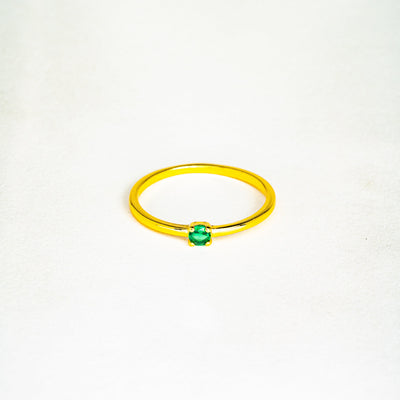 Strahlender Smaragd Edelstein