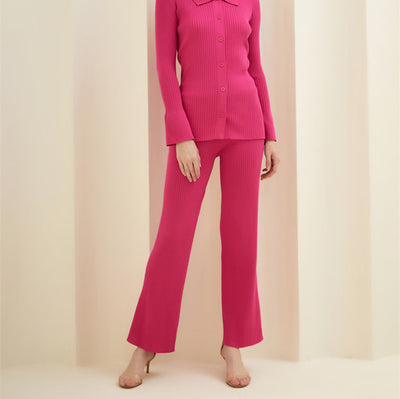 Pullover mit Knopfleiste und weiter Hose WIENNA