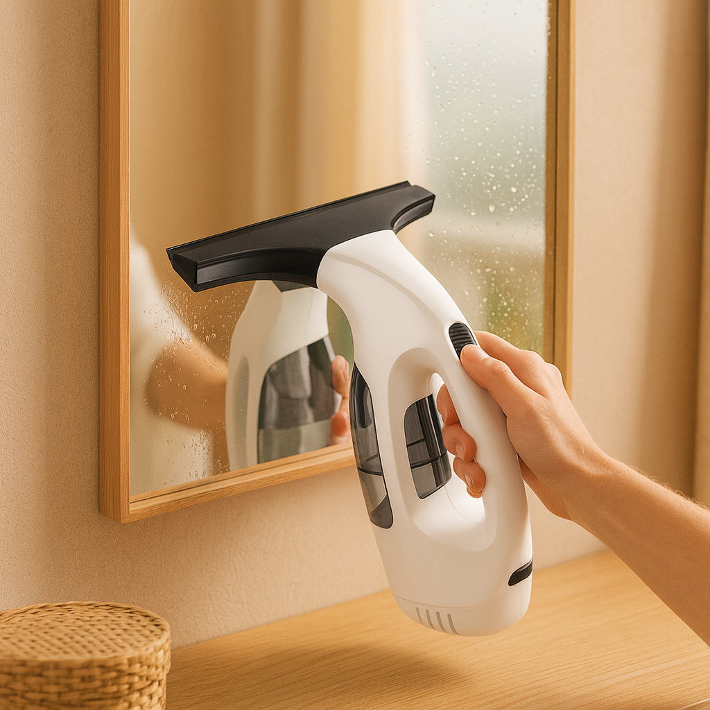 ClarityPro | Kabelloser Fenstersauger und Gummischaber