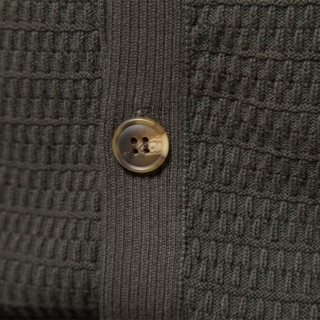 Strickjacke aus Baumwolle mit Knopfleiste für Herren