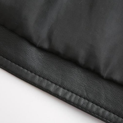 Schicke Lederjacke im Moto-Stil für Damen
