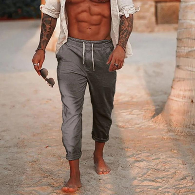 Coole Leinenhose für Männer