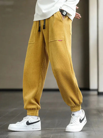 Corduroy Pants | Drawstring | Baggy | Joggers | Men's Pants