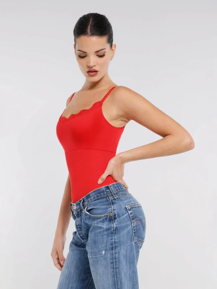 Konturierter Camisole-Body aus Spitze