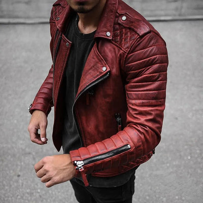 Hochwertige Herren-Lederjacke für Männer
