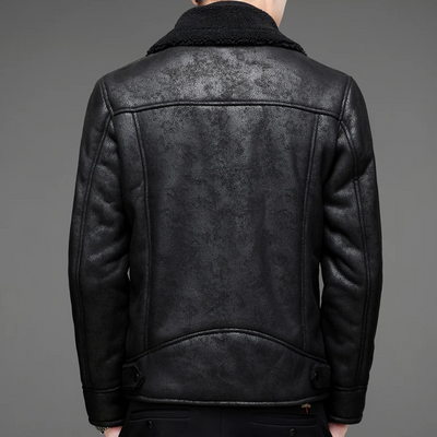 Herren Premium Lederjacke im Vintage-Stil
