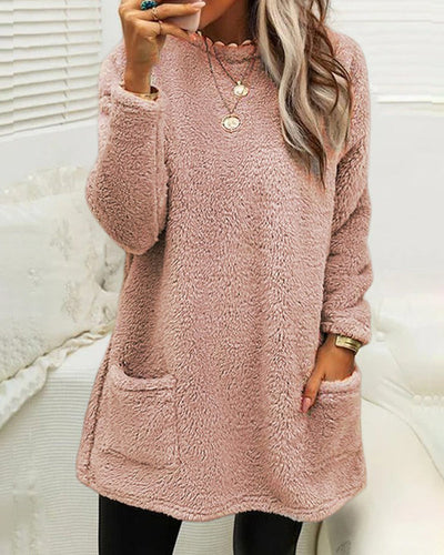 Gemütlicher Mockneck Longpullover für Frauen