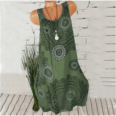 Buntes elegantes Sommerkleid - Dyna