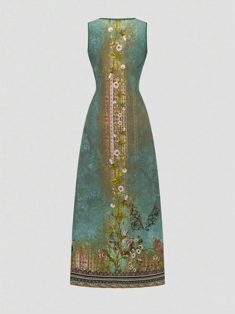 Damen stylisches ärmelloses langes Oberteil- und Hosen-Set | Moderne