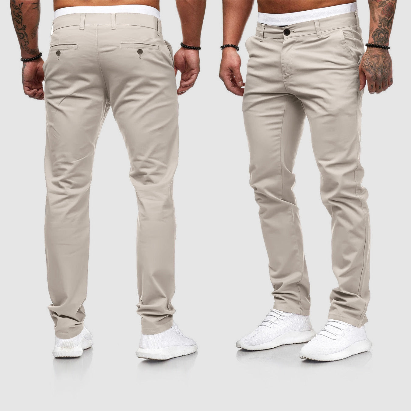 Chinohose für Herren - Luftige Stretch Hose für den Sommer
