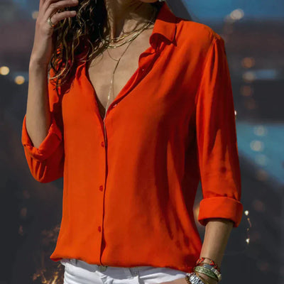 Anabel® | Leichte Chiffonbluse mit elegantem Styling