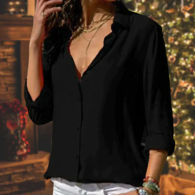 Anabel® | Leichte Chiffonbluse mit elegantem Styling