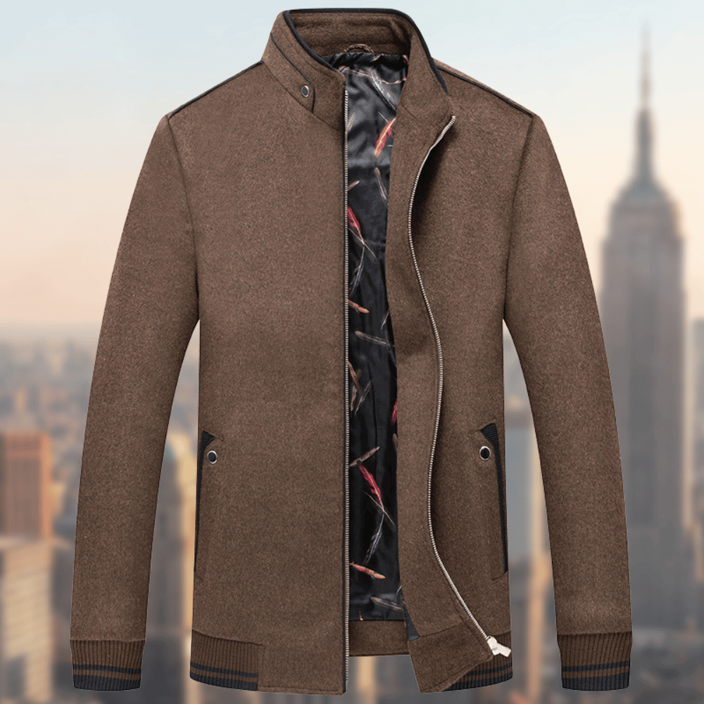 Elegante Winterjacke mit Taschen für Männer