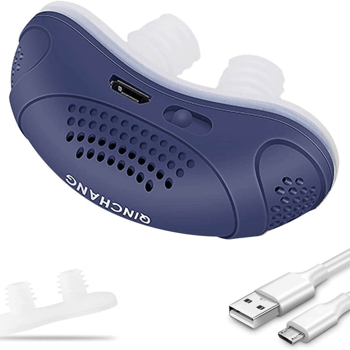Anti-Schnarchgerät | Drahtloses und maskenfreies Micro-CPAP für besseren Schlaf im Sommer