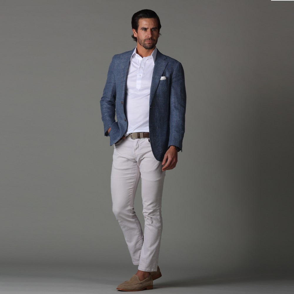 Formelles Herren Polo, mit steifem Kragen und elegant