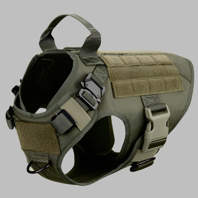 K9T Sommer-Militärgeschirr für große Hunde | Leichtes und atmungsaktives Geschirr für aktive Hunde