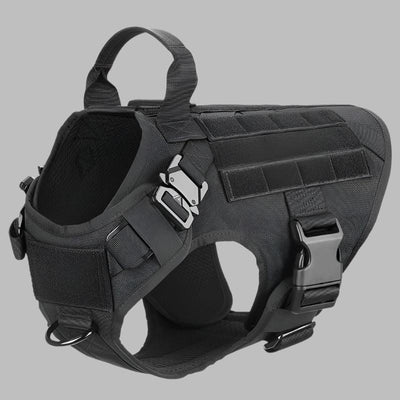 K9T Sommer-Militärgeschirr für große Hunde | Leichtes und atmungsaktives Geschirr für aktive Hunde