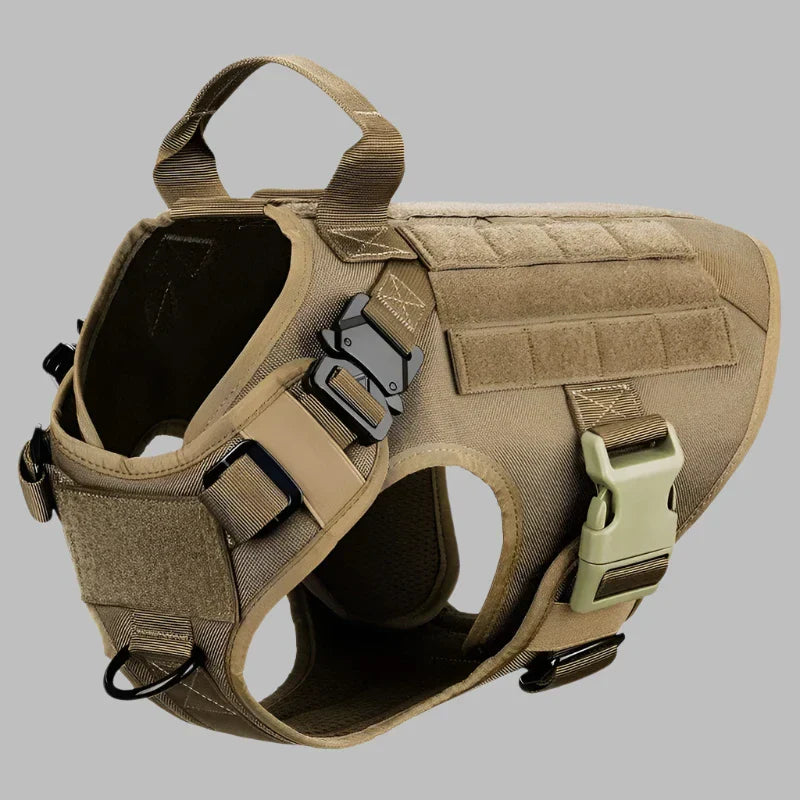 K9T Sommer-Militärgeschirr für große Hunde | Leichtes und atmungsaktives Geschirr für aktive Hunde