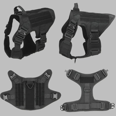 K9T Sommer-Militärgeschirr für große Hunde | Leichtes und atmungsaktives Geschirr für aktive Hunde