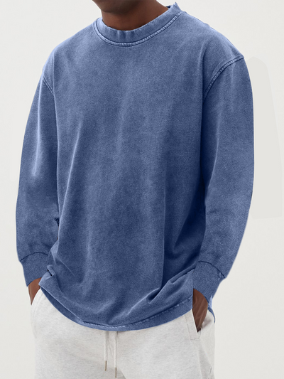 Vintage Langarm-T-Shirt für Männer