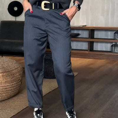 Elegante Damen Anzughose mit hoher Taille | Figurbetont & Bürotauglich