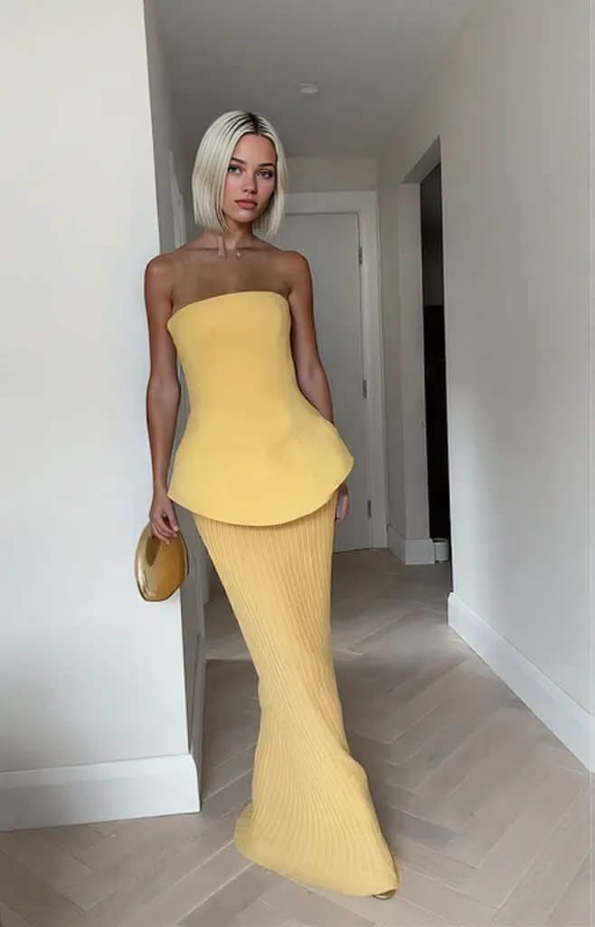 Luna’s | Regal Grace Trägerloses Abendkleid