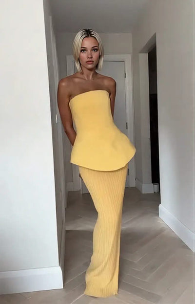 Luna’s | Regal Grace Trägerloses Abendkleid