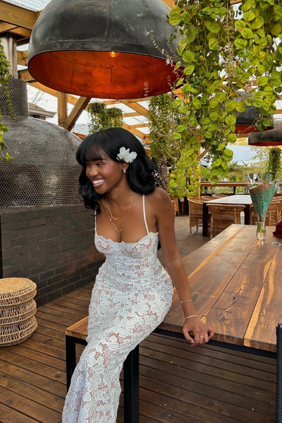 Madelyn ™ | Maxikleid aus Spitze