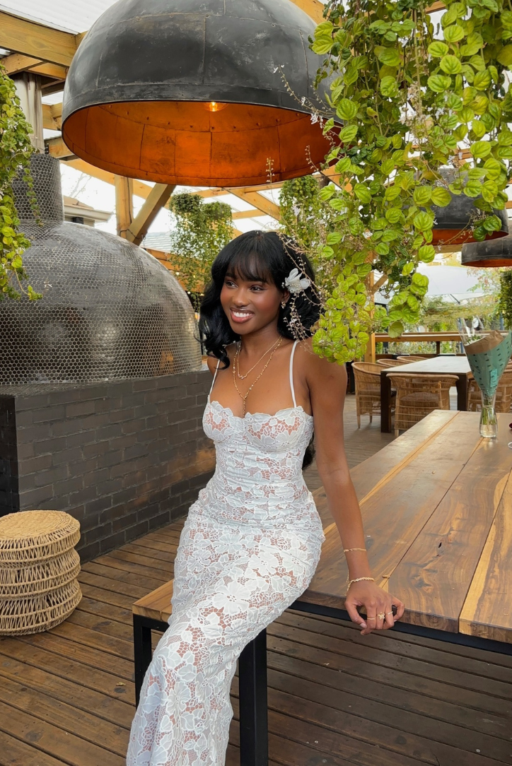 Madelyn ™ | Maxikleid aus Spitze