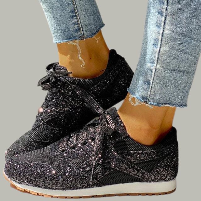 Trendige glitzernde Turnschuhe - Emiko