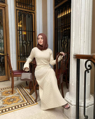 Maxi™ | Strick-Langkleid