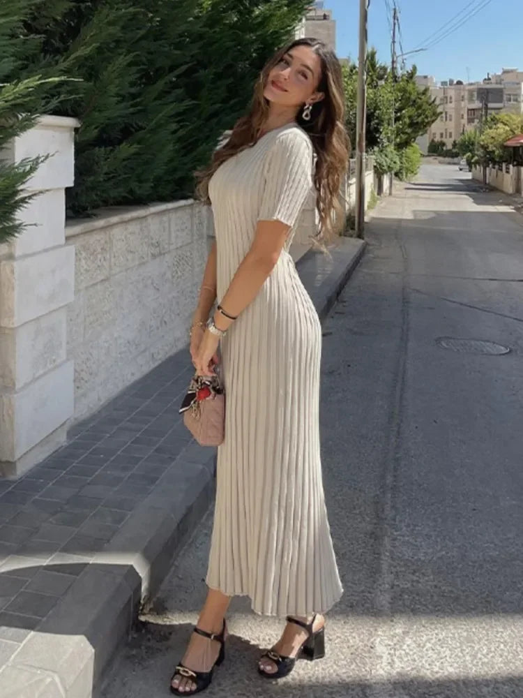 Maxi™ | Strick-Langkleid