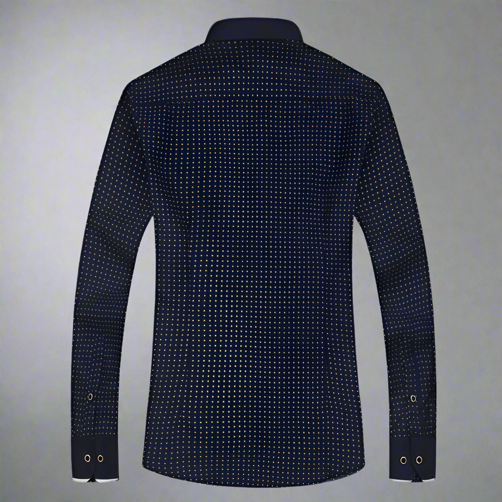 Herren Sommermusterhemd – Antonio Hemd mit Kontrastdetails für Büro & Freizeit