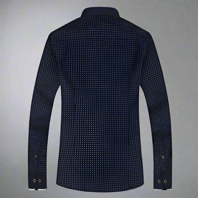 Herren Sommermusterhemd – Antonio Hemd mit Kontrastdetails für Büro & Freizeit