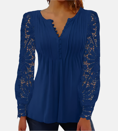 Tunika für Damen - Elegantes Spitzenbluse für Sommer