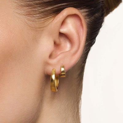 Gold Gia Hoop Earrings