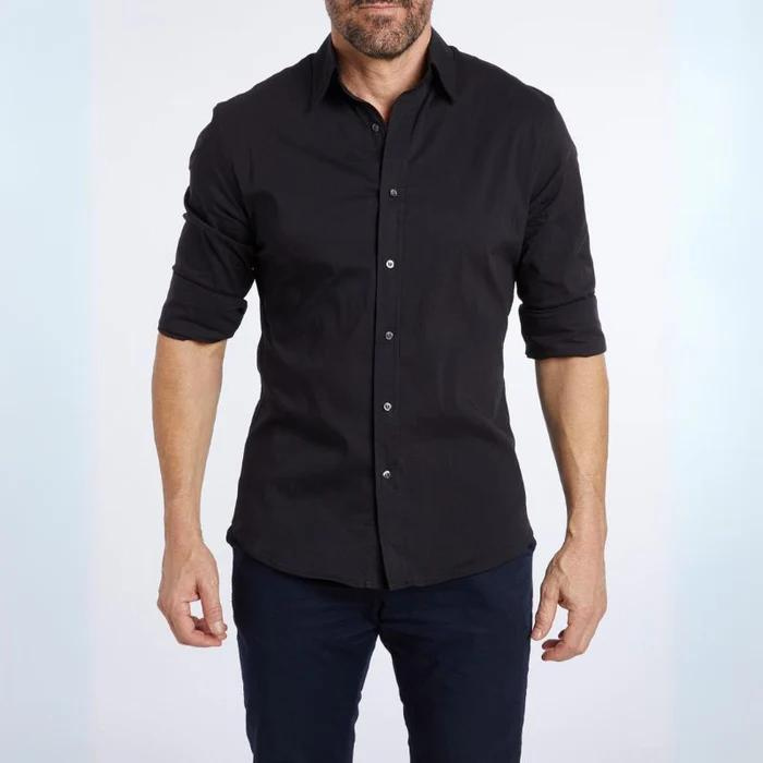 Elite - Anti-Knitter-Bluse mit Reißverschluss