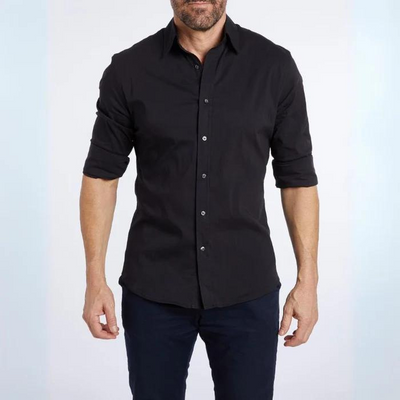 Elite - Anti-Knitter-Bluse mit Reißverschluss