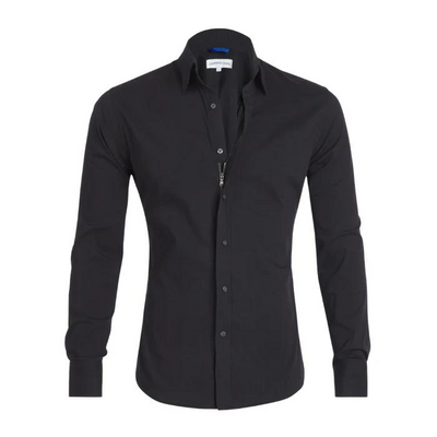 Elite - Anti-Knitter-Bluse mit Reißverschluss