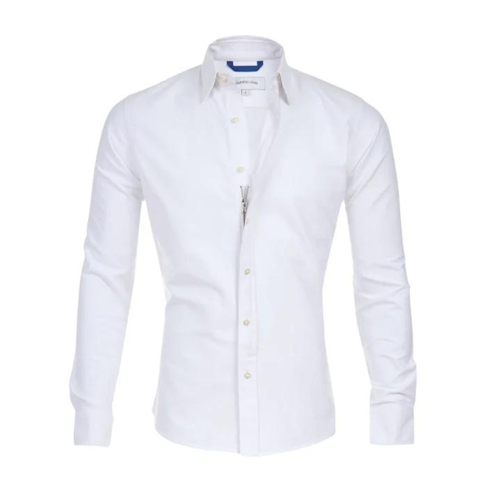 Elite - Anti-Knitter-Bluse mit Reißverschluss